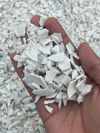 PVC Regrind White Color (1 ton)